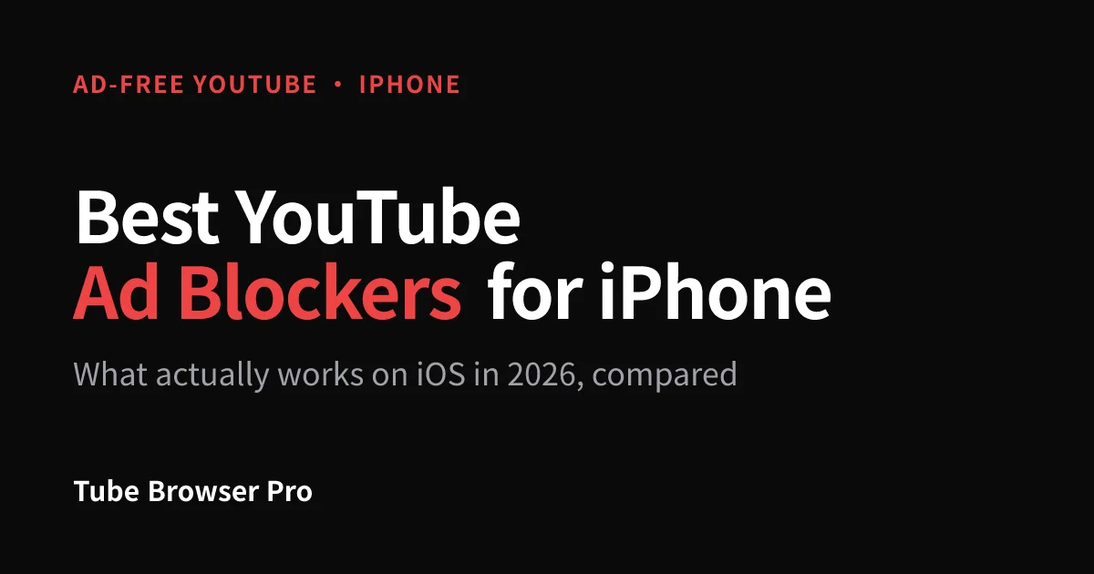 Best YouTube Ad Blockers for iPhone